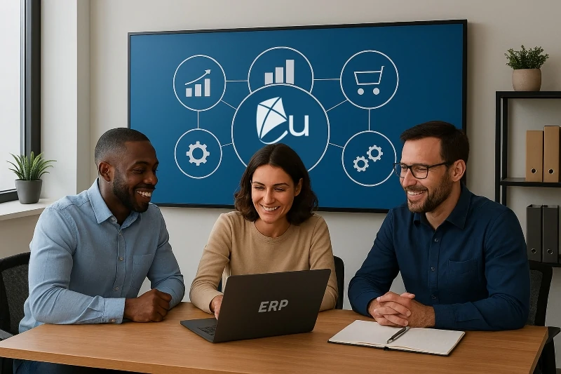 Directivo usando Ugroo